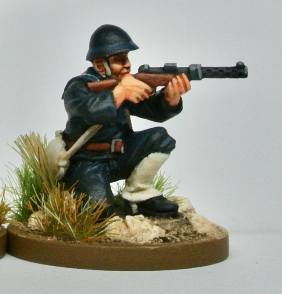 NEW - Japanese Naval Landing Infantry with SMG (28mm) - Image 3